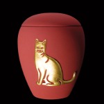 Keramik samt rot "Motiv Katze" 65-500-406 - 0,5 ltr. - 60,00 Euro