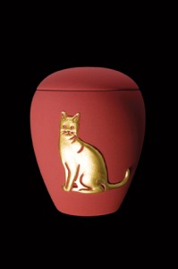 Keramik samt rot "Motiv Katze" 65-500-406 - 0,5 ltr. - 60,00 Euro